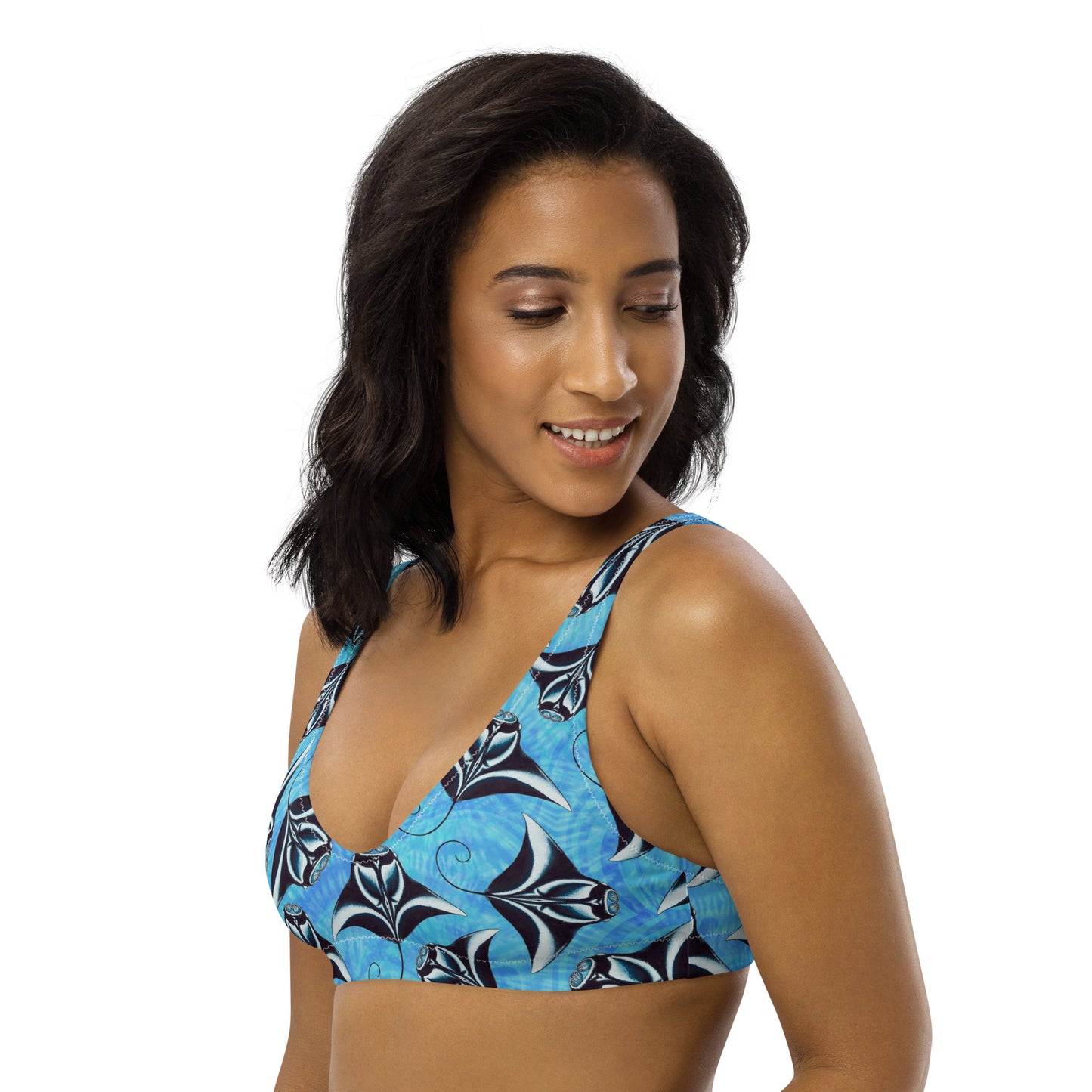 Manta Ray Eco Bikini Top