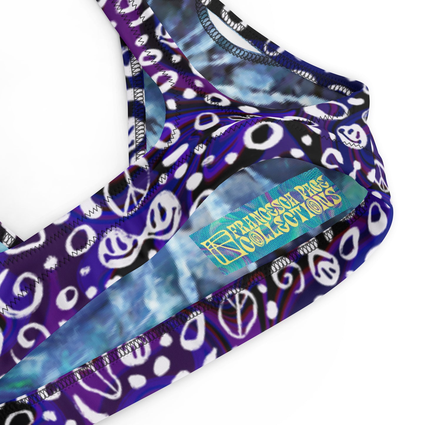 Purple Rayz Eco Bikini Top