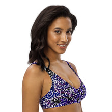 Load image into Gallery viewer, Purple Rayz Eco Bikini Top
