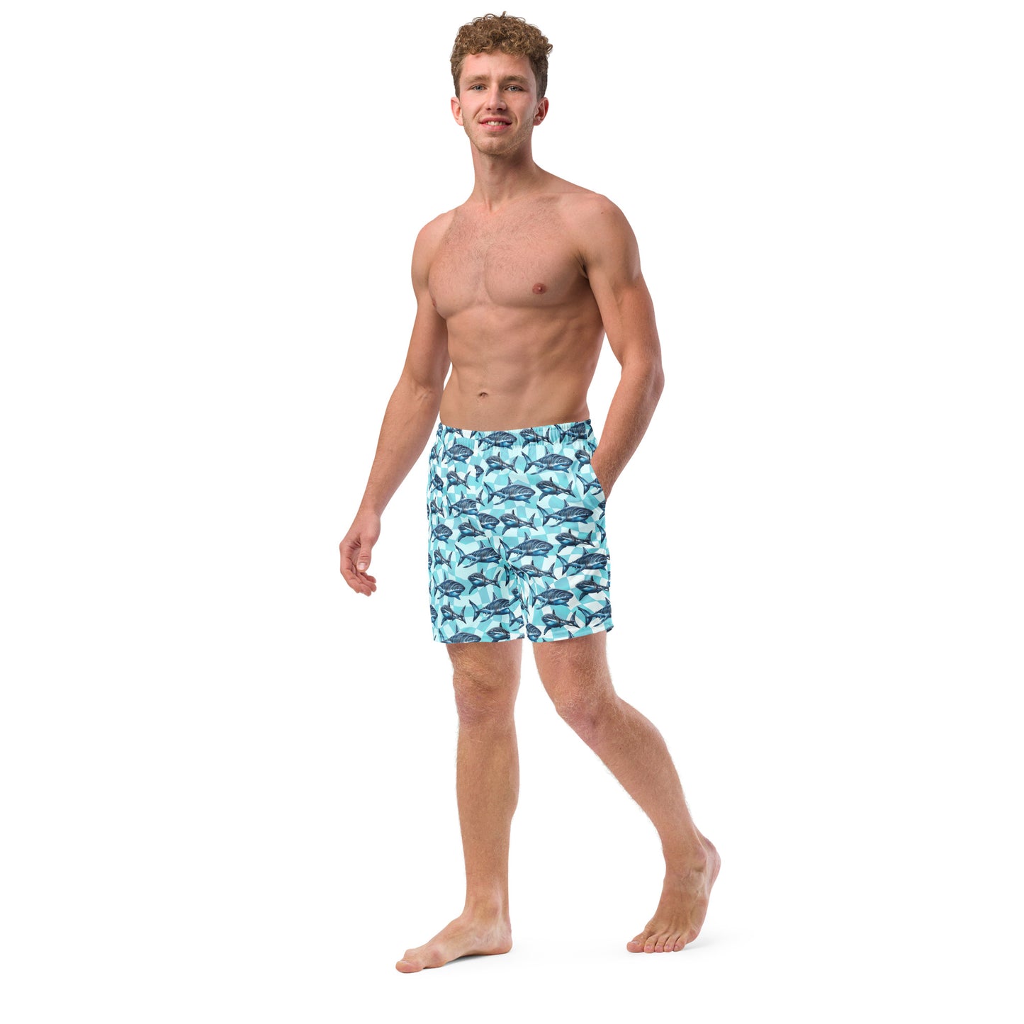 Great White Shark Eco Swim Trunks