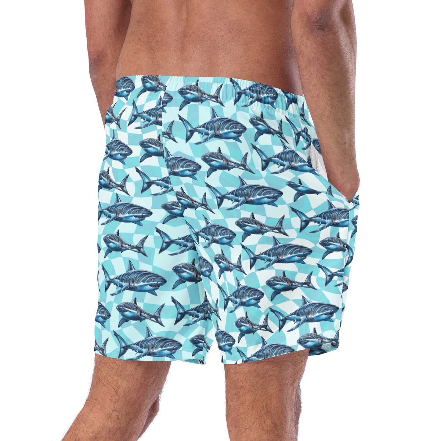 Great White Shark Eco Swim Trunks