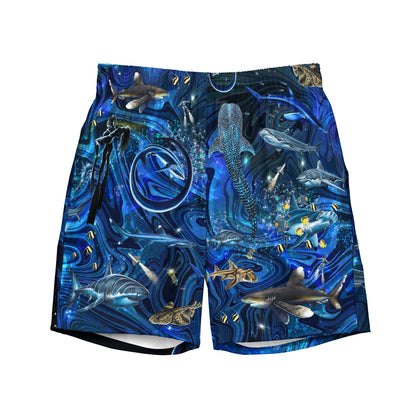 Space Shark Eco Swim Trunks