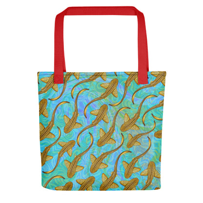 Leopard Shark Small Tote Bag