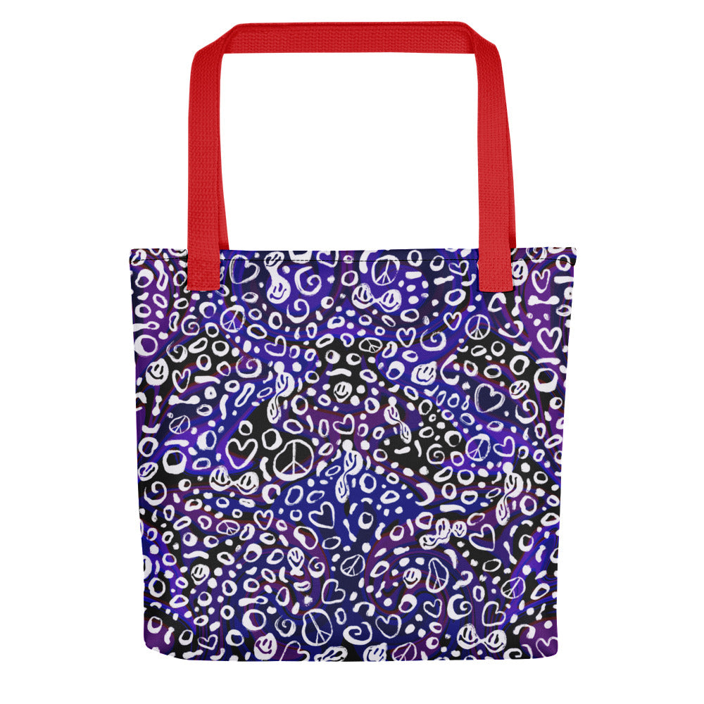 Purple Rayz Small Tote Bag