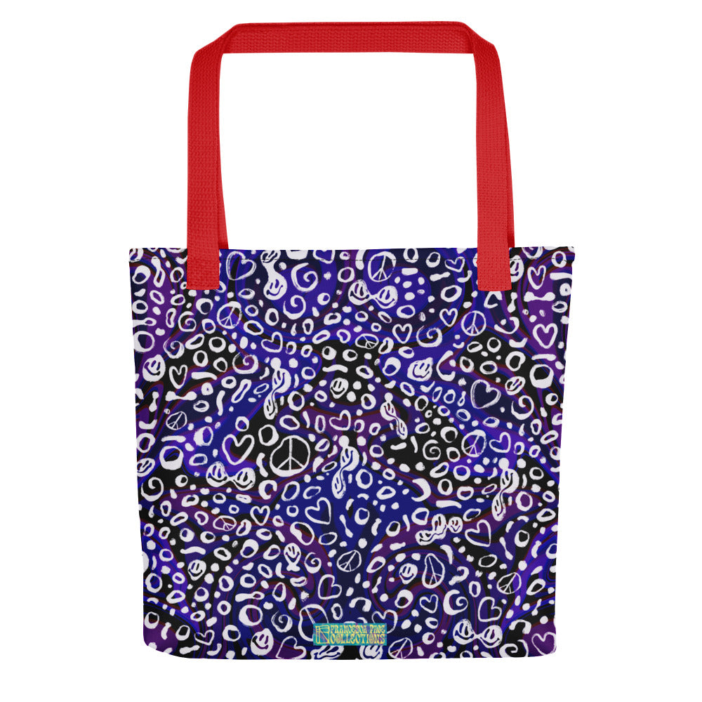 Purple Rayz Small Tote Bag