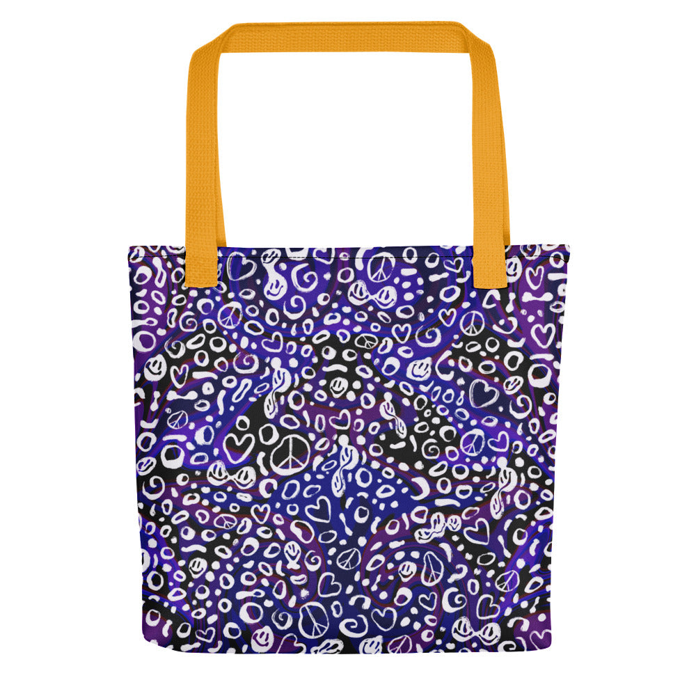 Purple Rayz Small Tote Bag