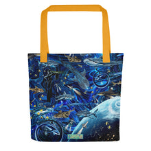 Load image into Gallery viewer, Space Shark Tote bag
