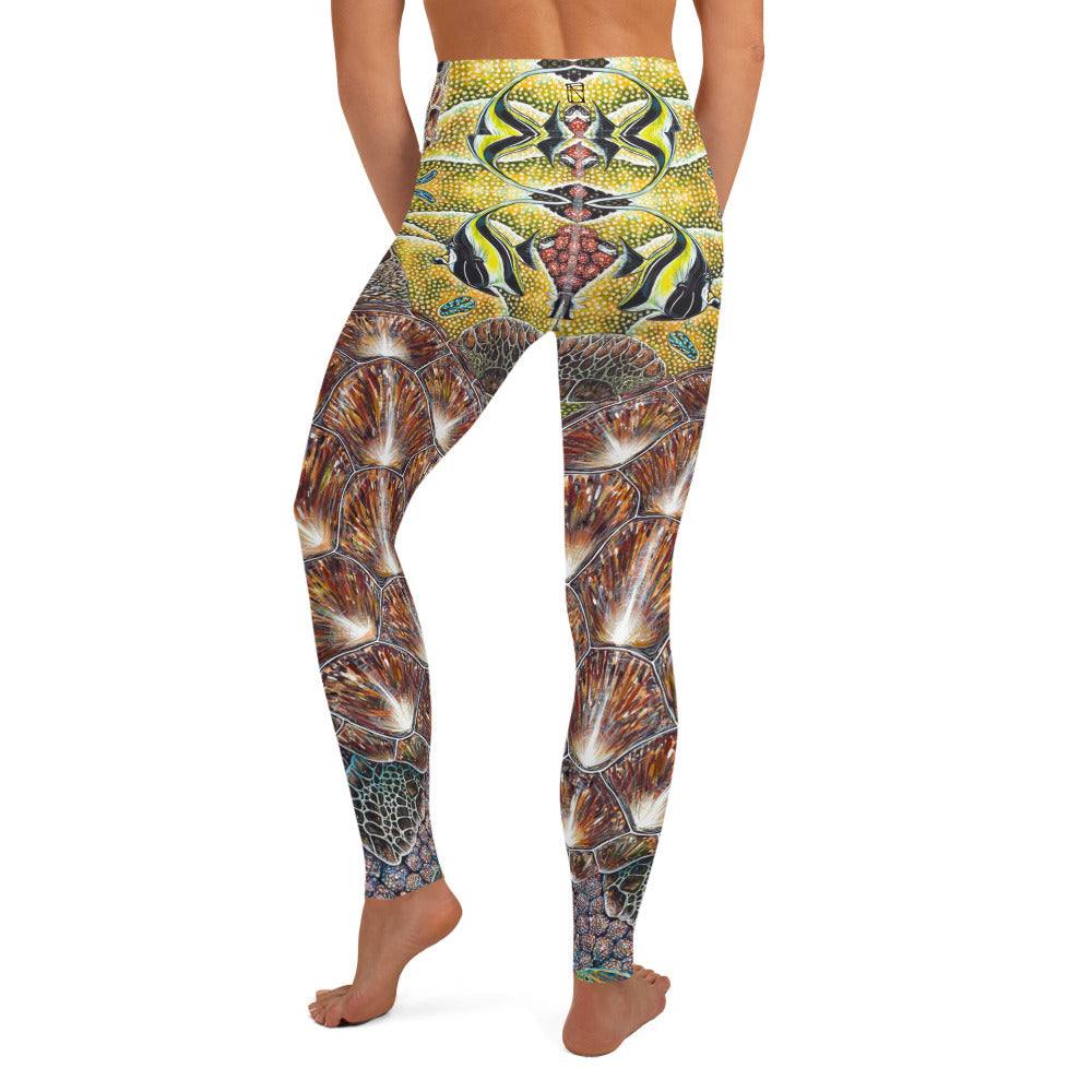 Rainbow City Yoga Leggings