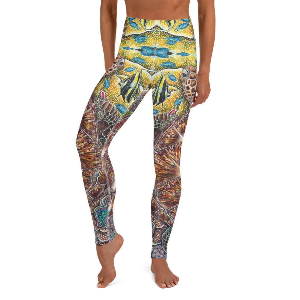 Rainbow City Yoga Leggings