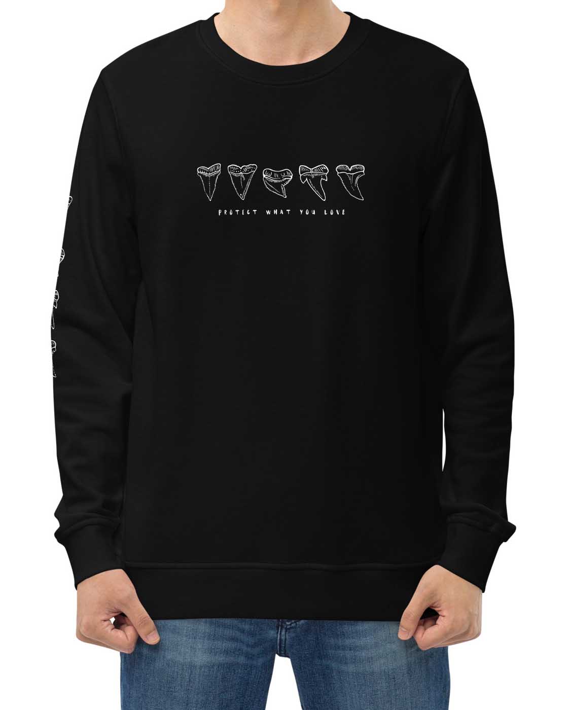 OG 200 Sharks Unisex Organic Sweatshirt - Dark Shades