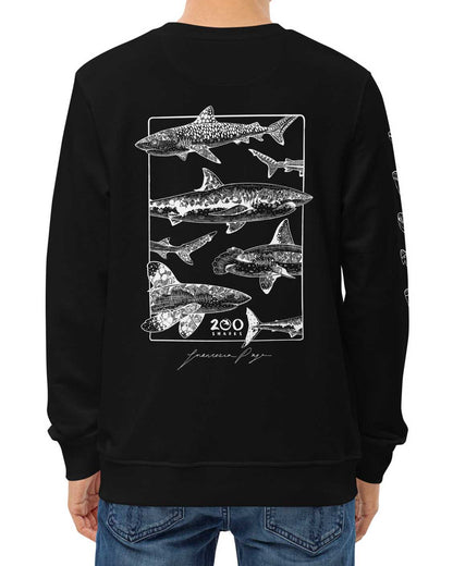 OG 200 Sharks Unisex Organic Sweatshirt - Dark Shades