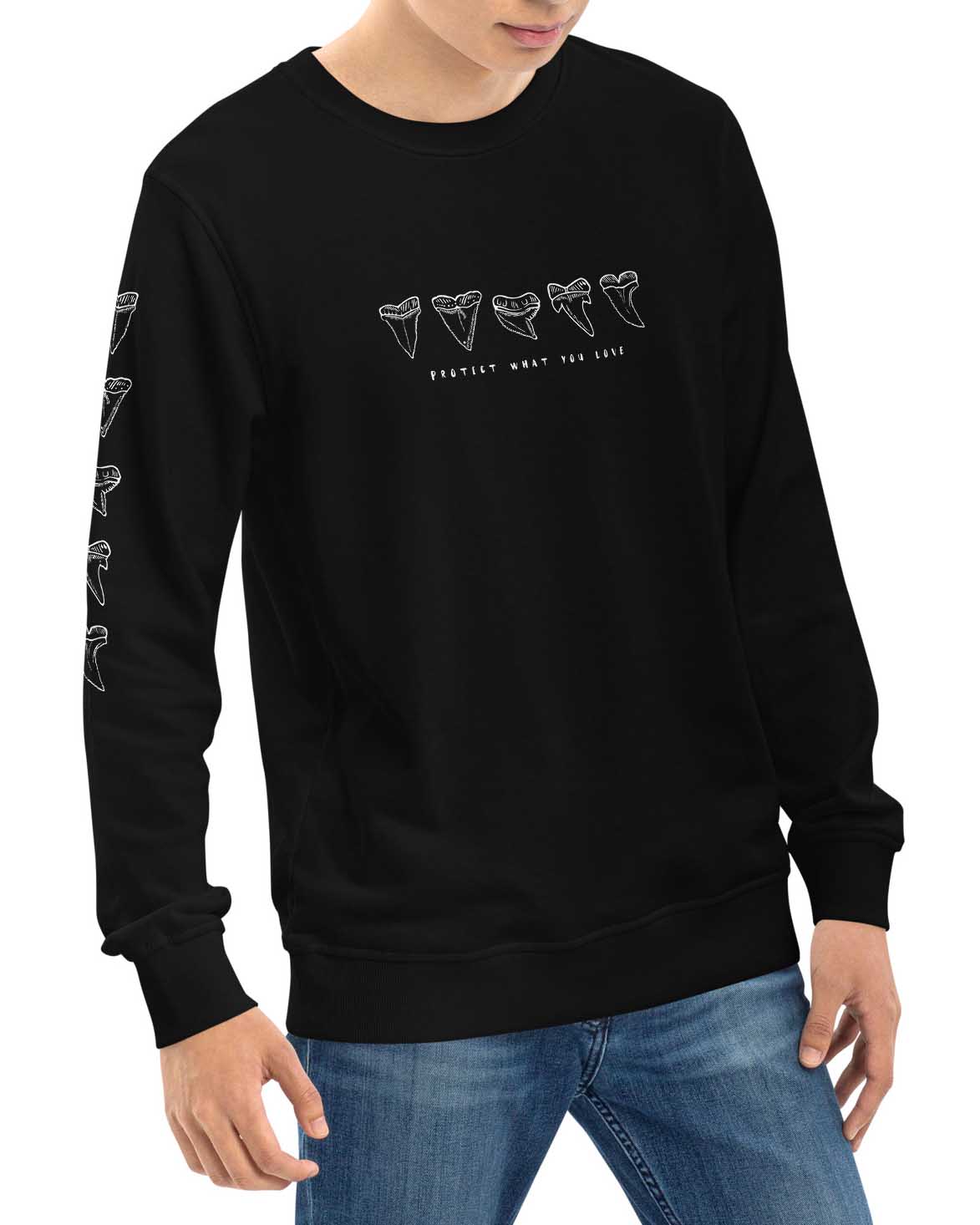 OG 200 Sharks Unisex Organic Sweatshirt - Dark Shades