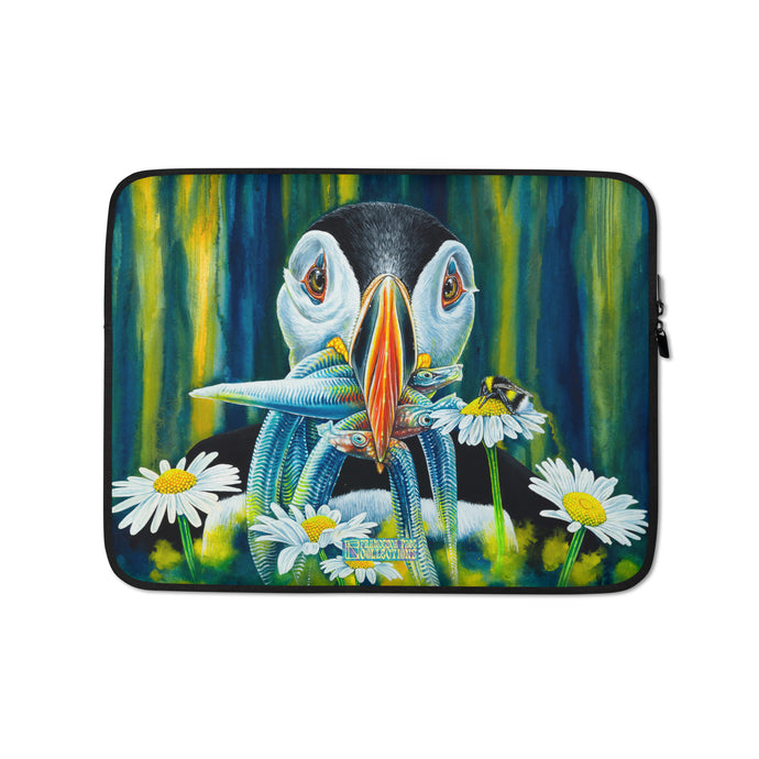 Puffin To Worry About Neoprene Laptop Case