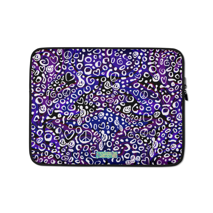 Purple Rayz Neoprene Laptop Case