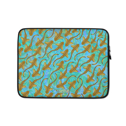 Leopard Shark Neoprene Laptop Case