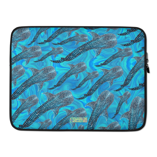 Groovy Whale Shark Neoprene Laptop Case