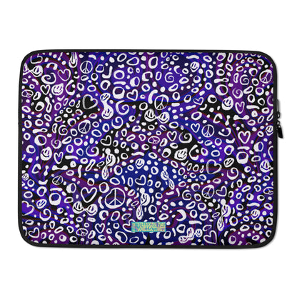 Purple Rayz Neoprene Laptop Case