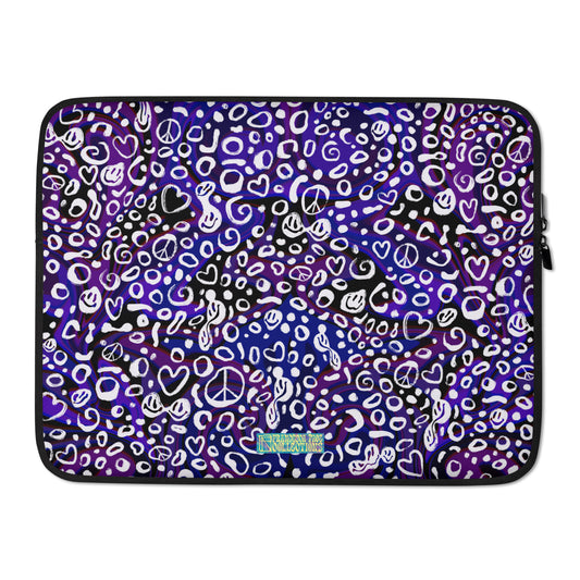 Purple Rayz Neoprene Laptop Case