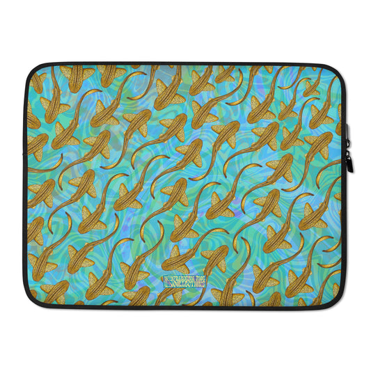 Leopard Shark Neoprene Laptop Case