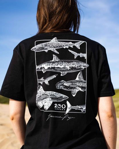 OG 200 Sharks Unisex Organic T-Shirt - Dark Shades