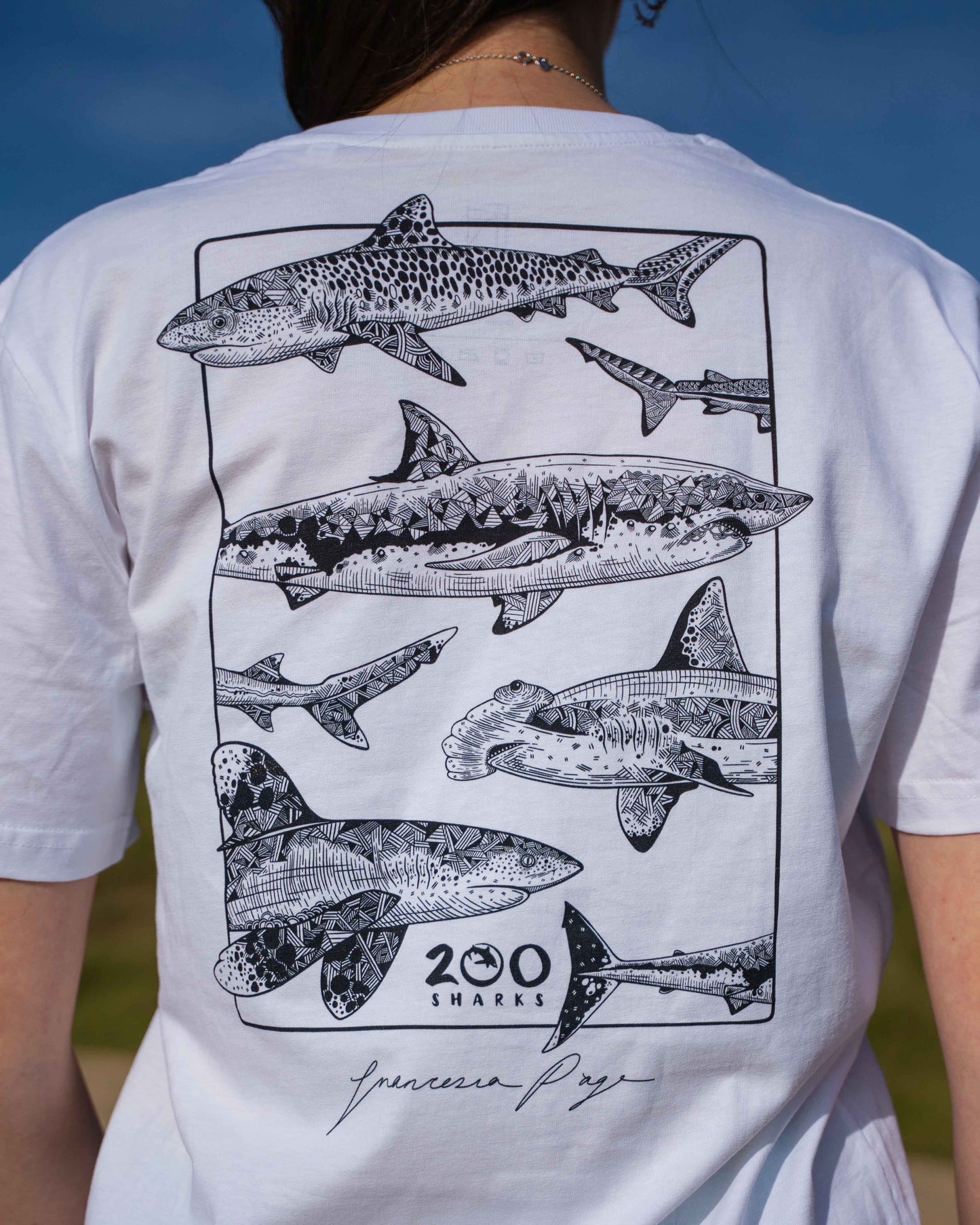 OG 200 Sharks Unisex Organic T-Shirt - Light Shades