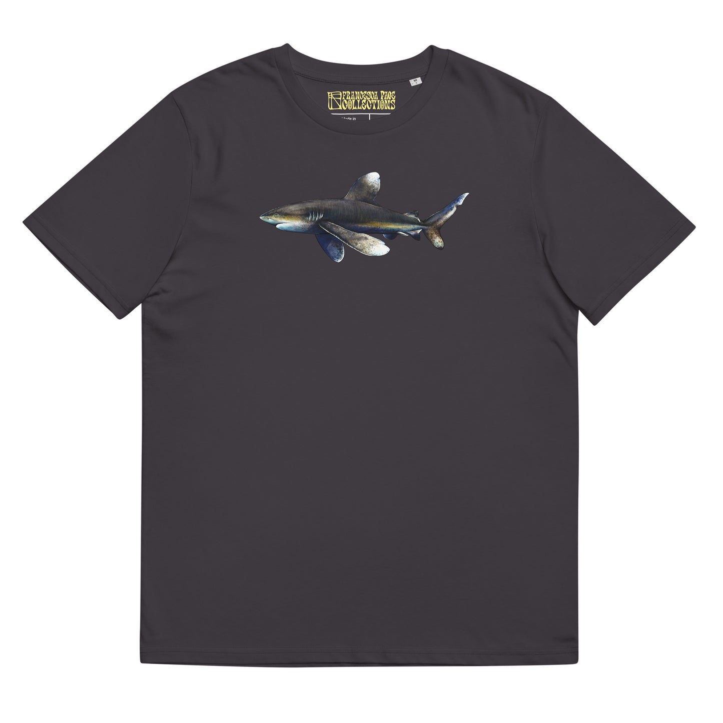 Oceanic Whitetip Shark Unisex Organic T-Shirt