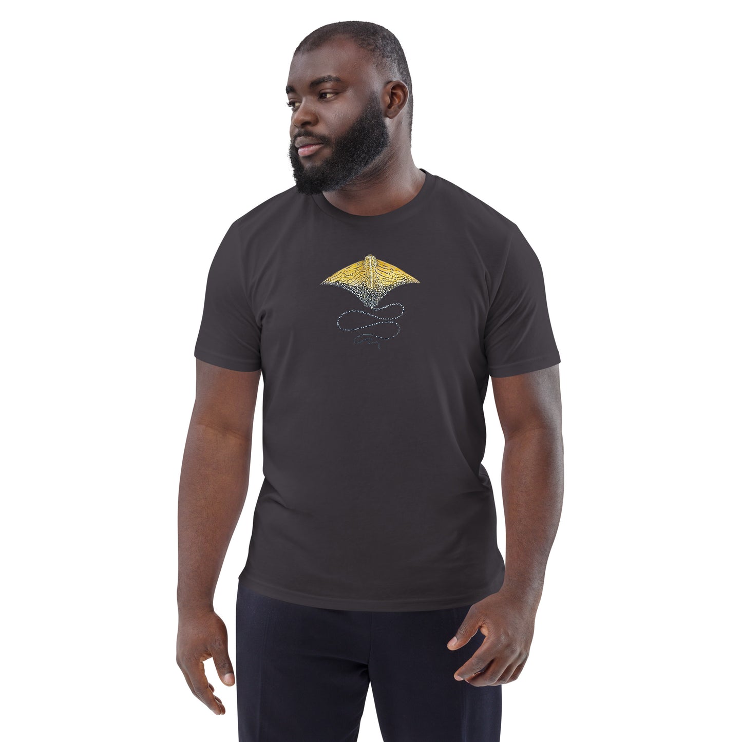 Ornate Eagle Ray Unisex Organic T-Shirt