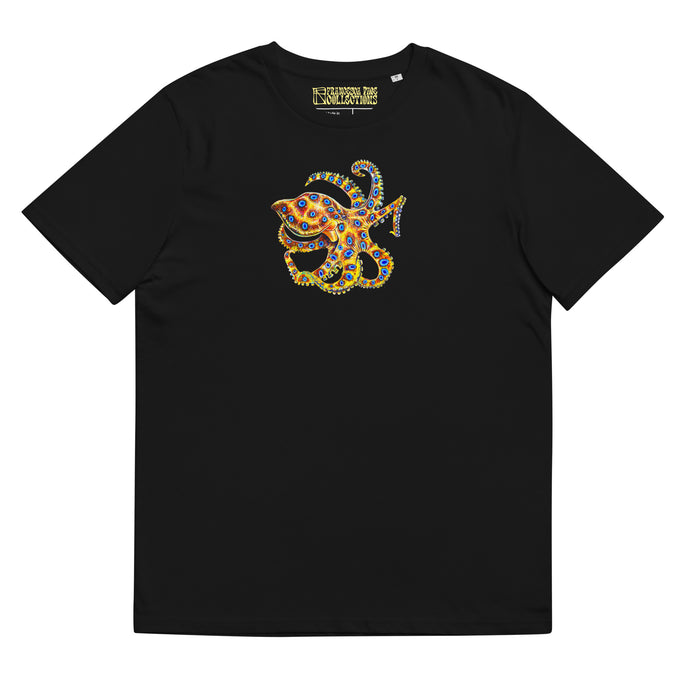 Blue ringed octopus Unisex Organic Tee