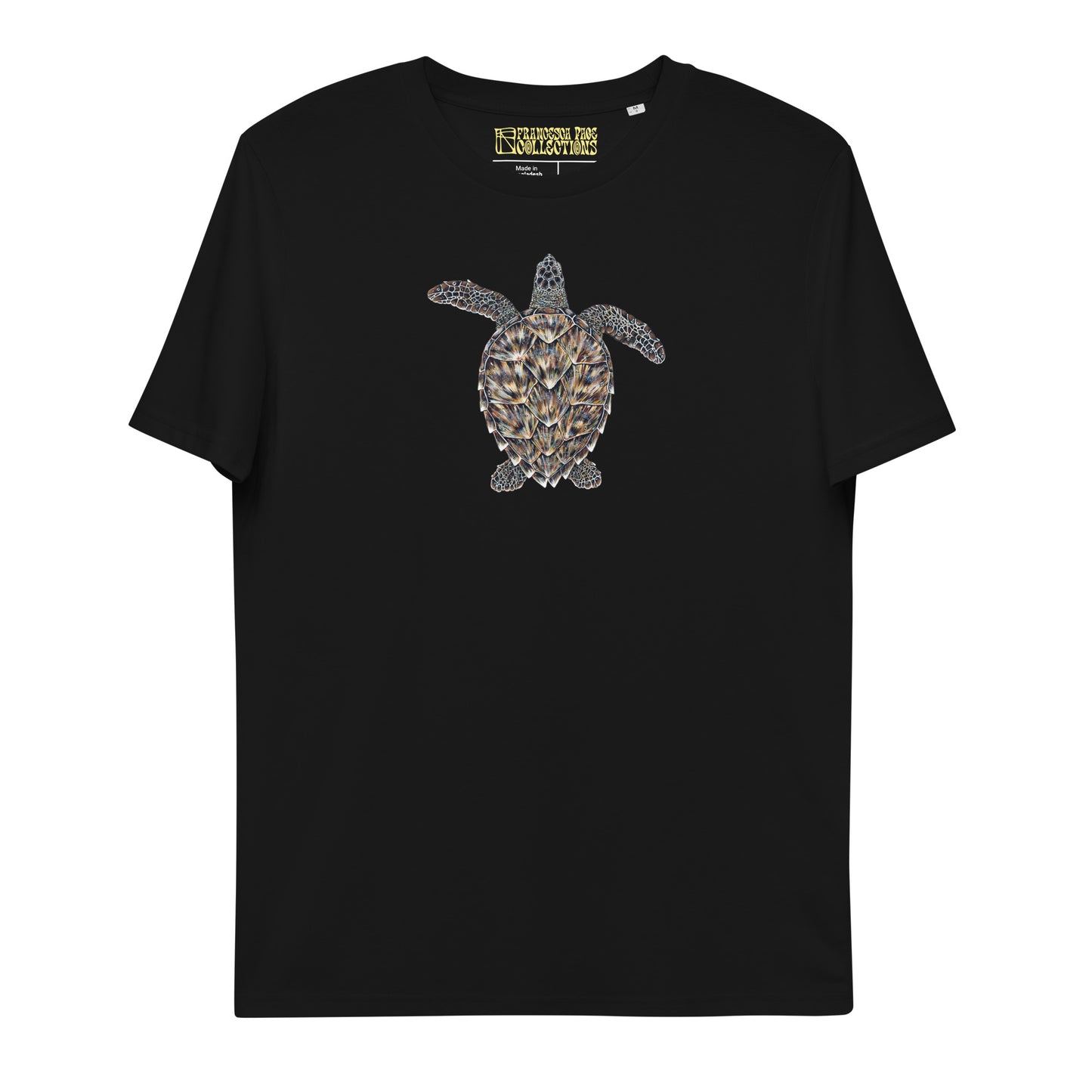 Hawksbill Sea Turtle Unisex Organic T-Shirt