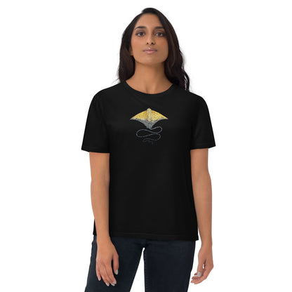 Ornate Eagle Ray Unisex Organic T-Shirt