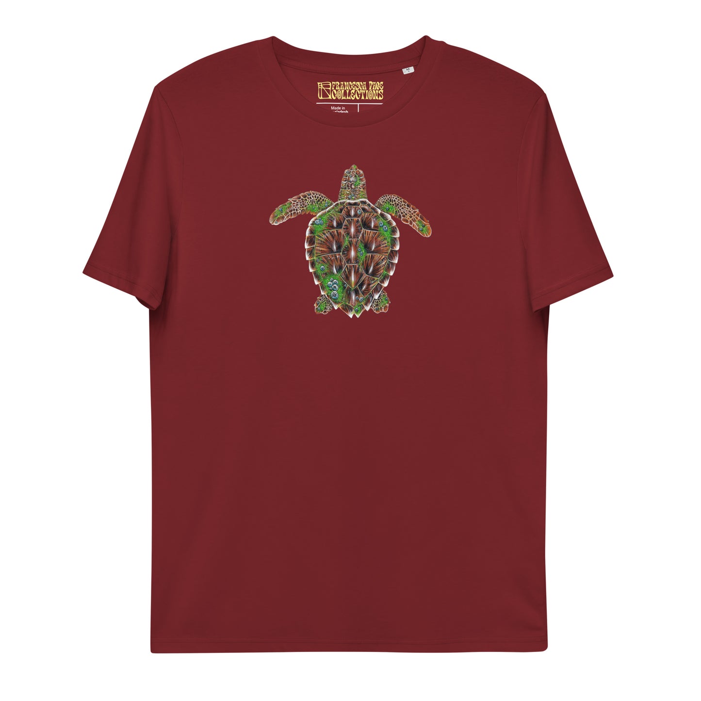 Loggerhead Sea Turtle Unisex Organic T-Shirt