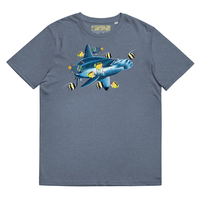 Hammerhead Shark Unisex Organic T-Shirt