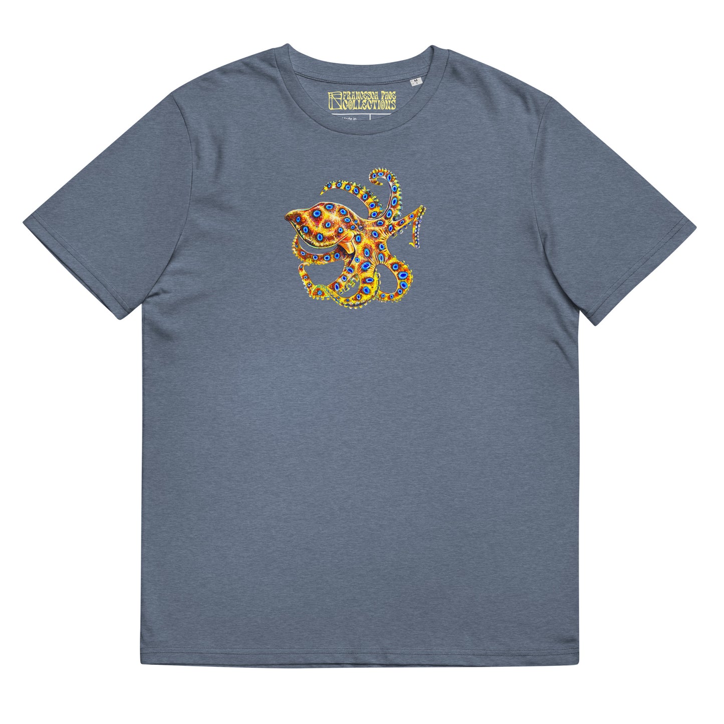 Blue ringed octopus Unisex Organic T-Shirt