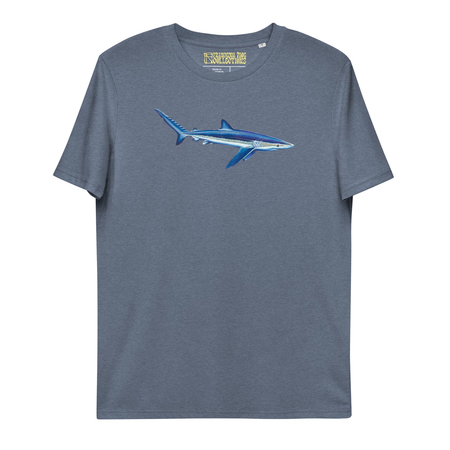 Blue Shark Unisex Organic T-Shirt