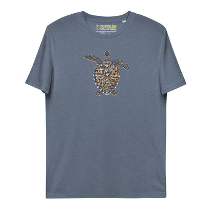 Hawksbill Sea Turtle Unisex Organic T-Shirt