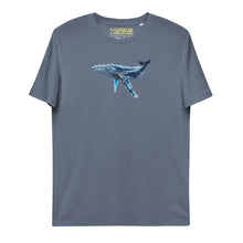 Load image into Gallery viewer, Humpback Whale Unisex Organic Tee
