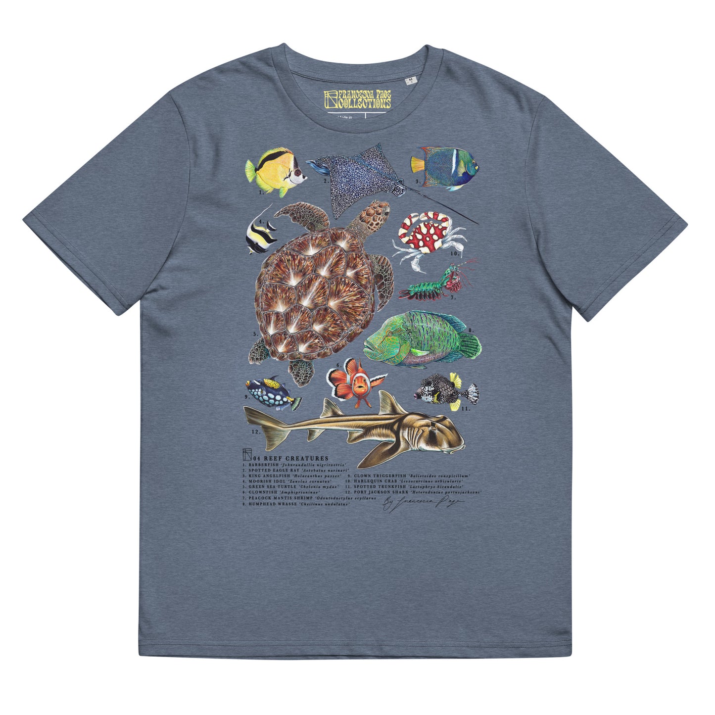 Reef Creatures Unisex Organic T-Shirt