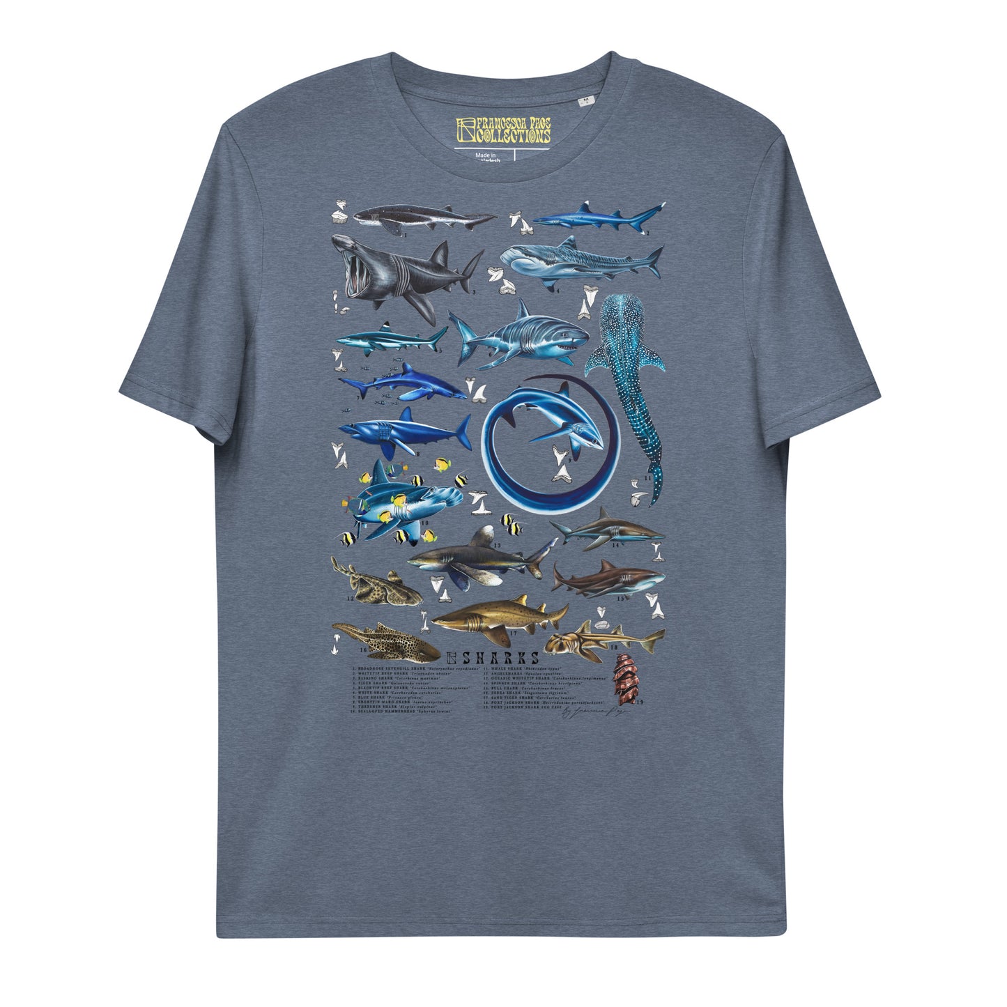 SHARKS Unisex Organic T-Shirt