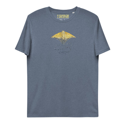 Ornate Eagle Ray Unisex Organic T-Shirt