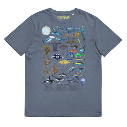 Pacific Ocean Unisex Organic T-Shirt