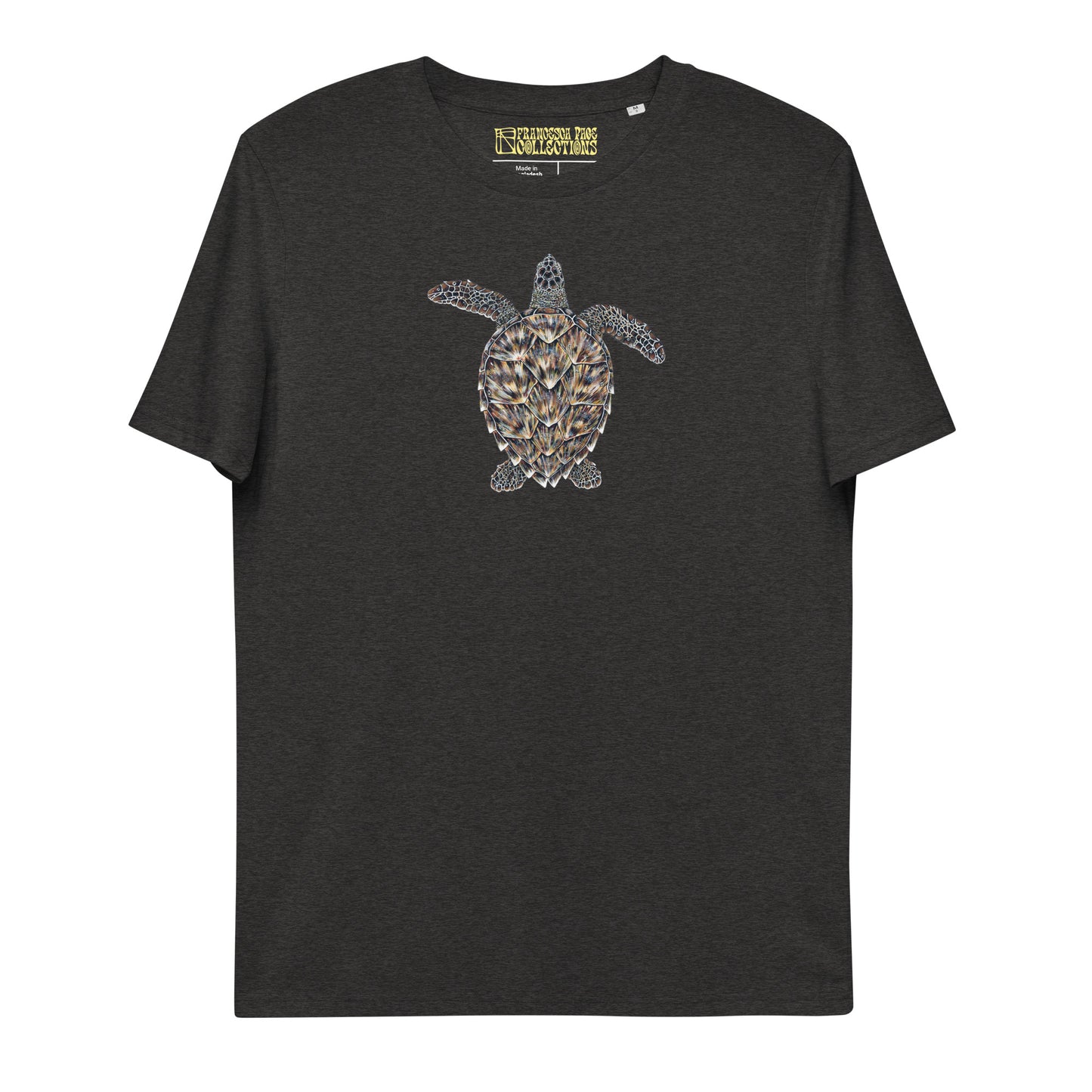 Hawksbill Sea Turtle Unisex Organic T-Shirt