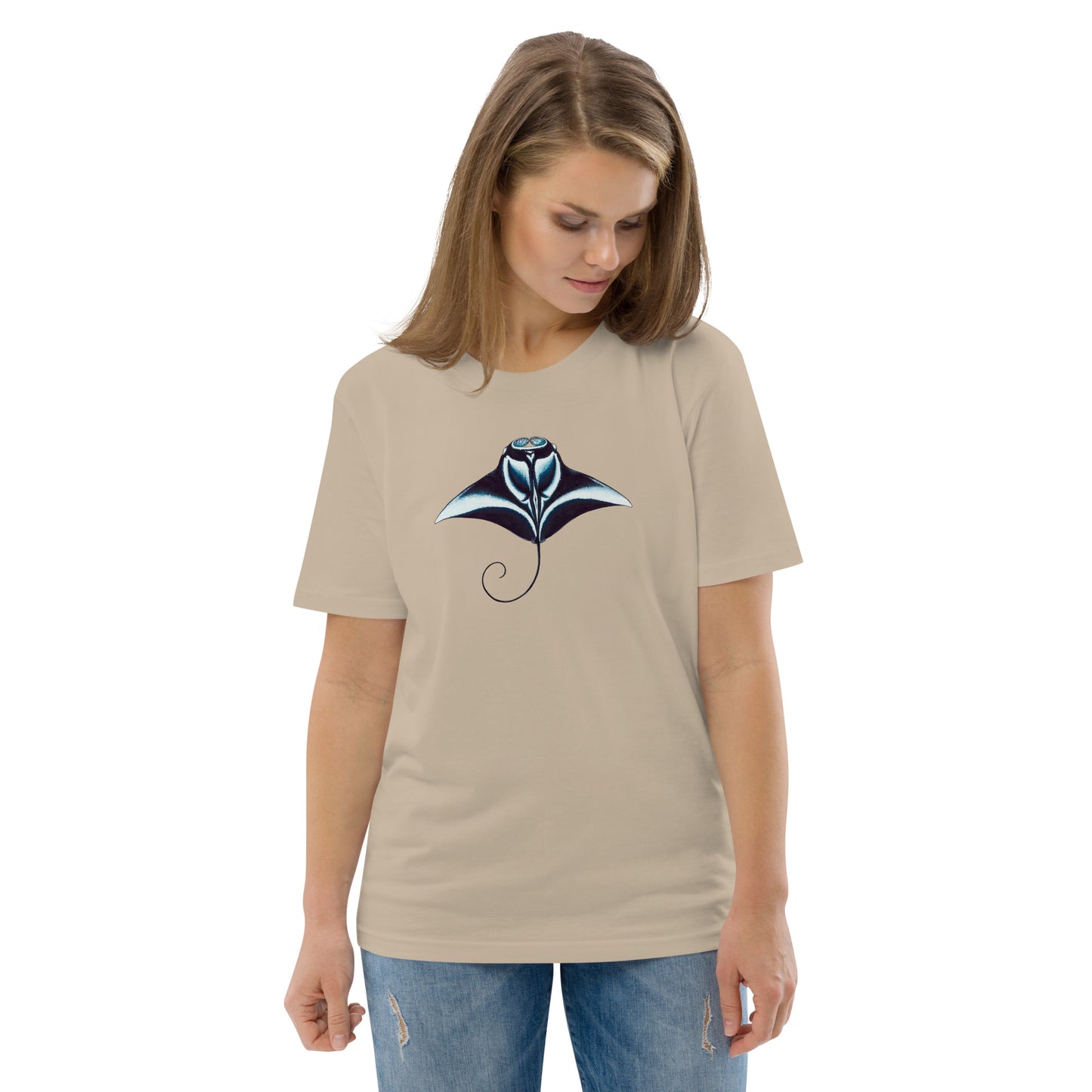 Manta Ray Unisex Organic T-Shirt