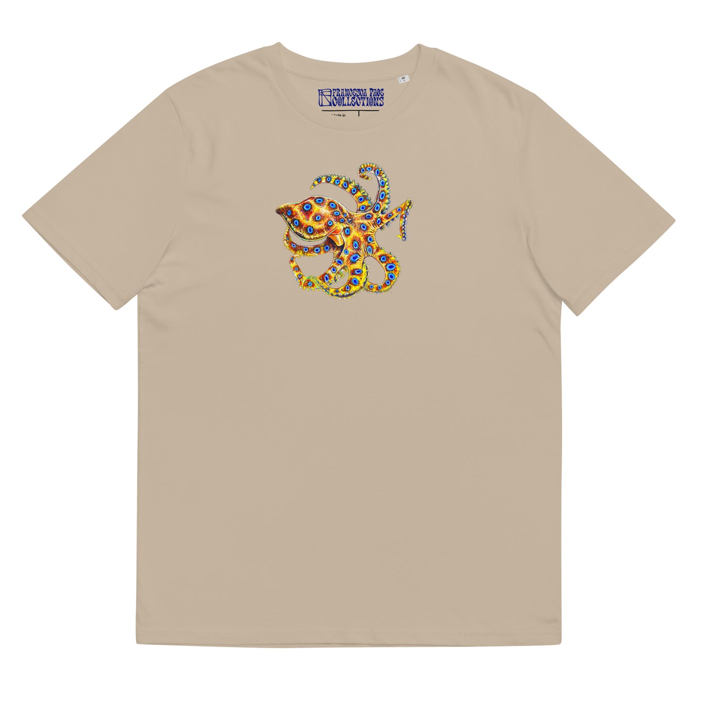 Blue ringed octopus Unisex Organic T-Shirt