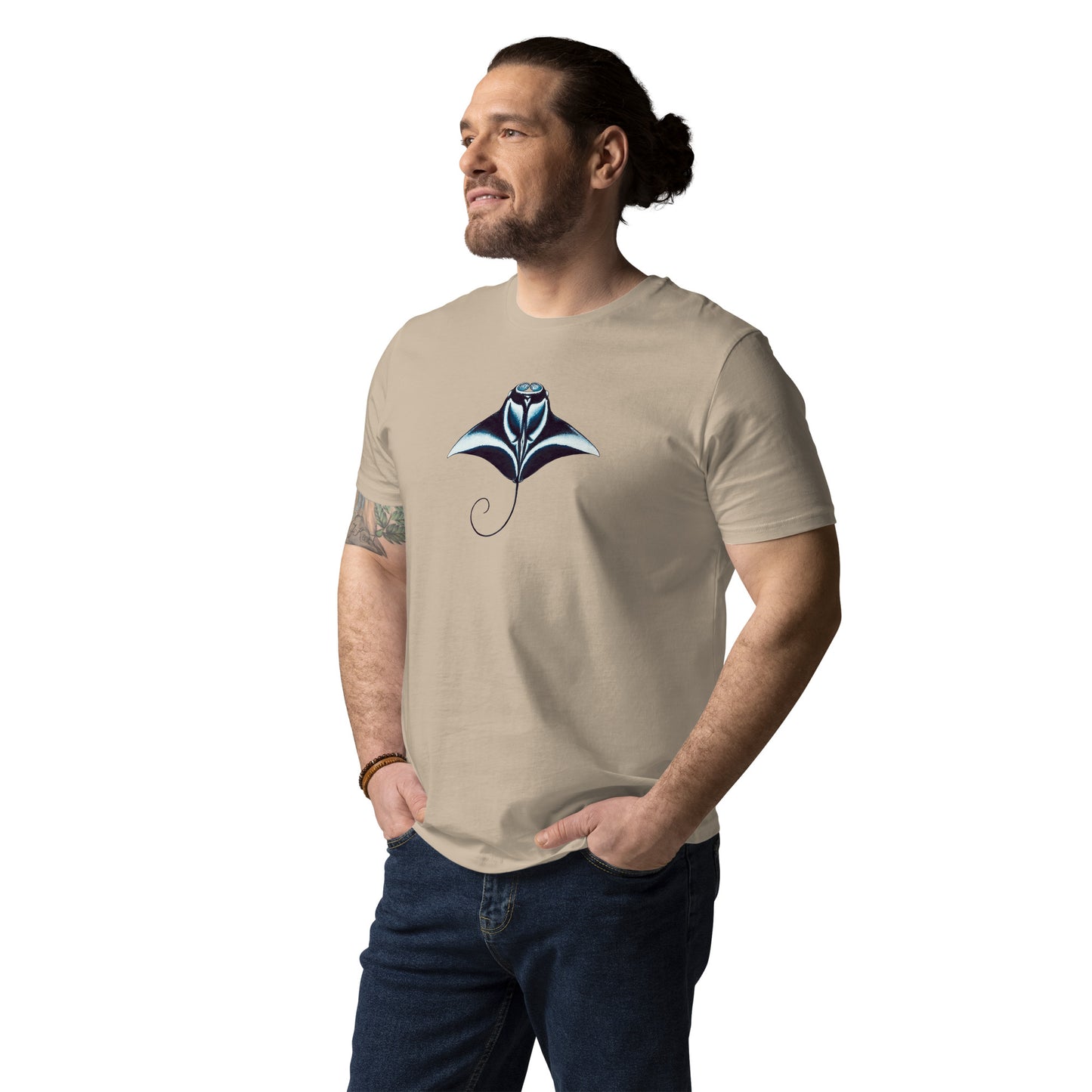 Manta Ray Unisex Organic T-Shirt