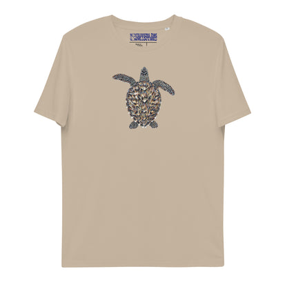 Hawksbill Sea Turtle Unisex Organic T-Shirt