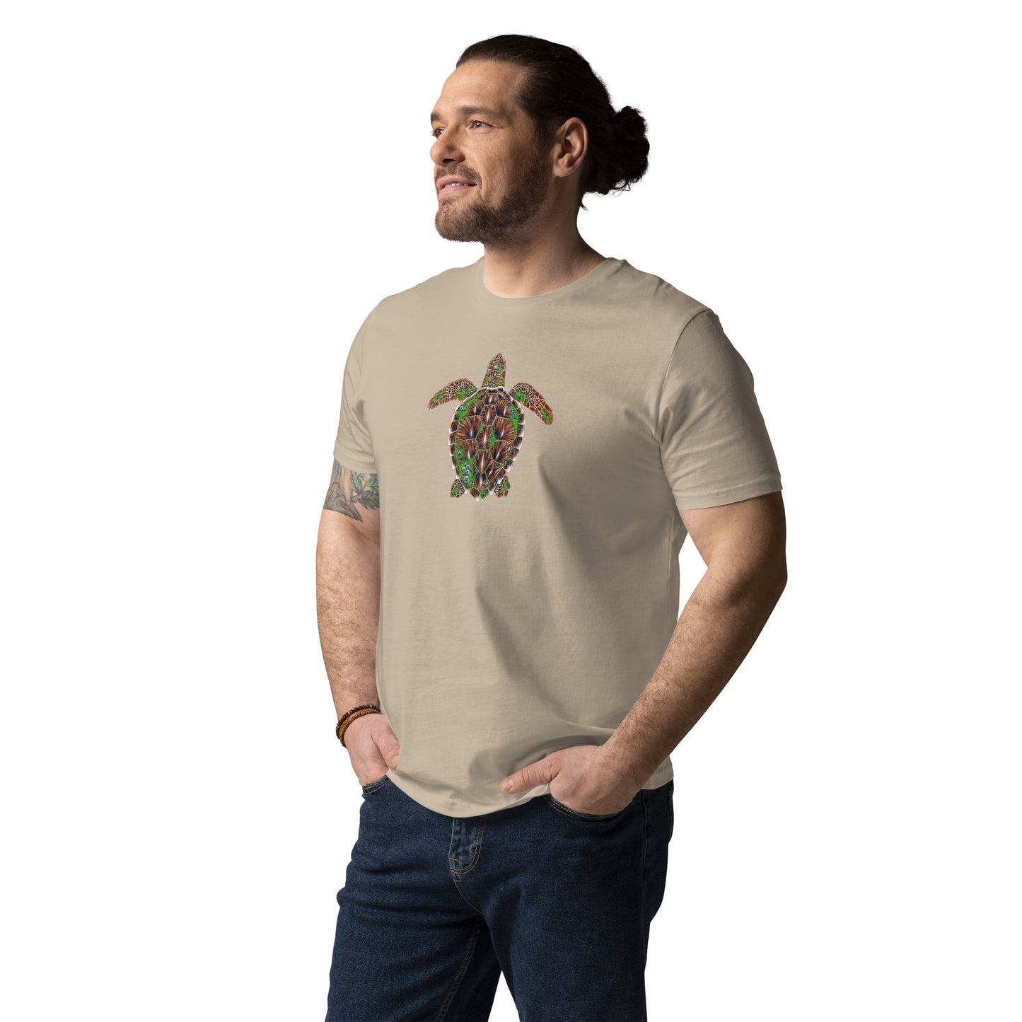 Loggerhead Sea Turtle Unisex Organic T-Shirt