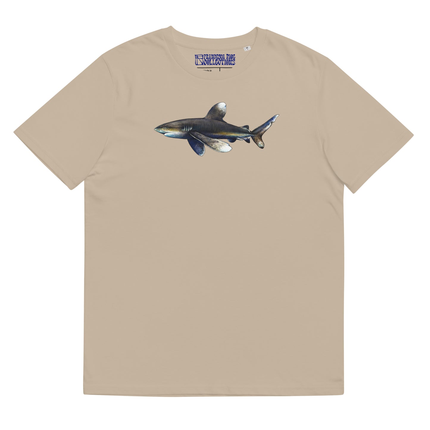 Oceanic Whitetip Shark Unisex Organic T-Shirt