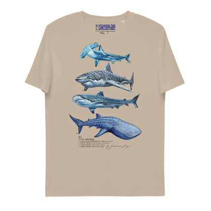 Sharks Unisex Organic T-Shirt