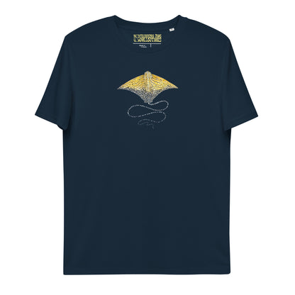 Ornate Eagle Ray Unisex Organic T-Shirt