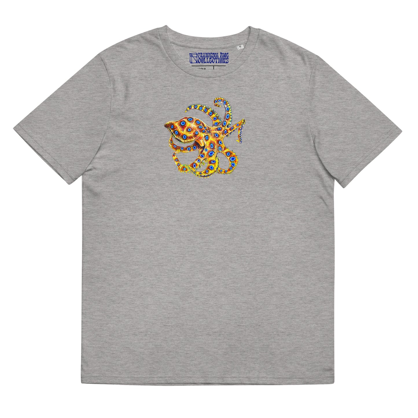 Blue ringed octopus Unisex Organic T-Shirt